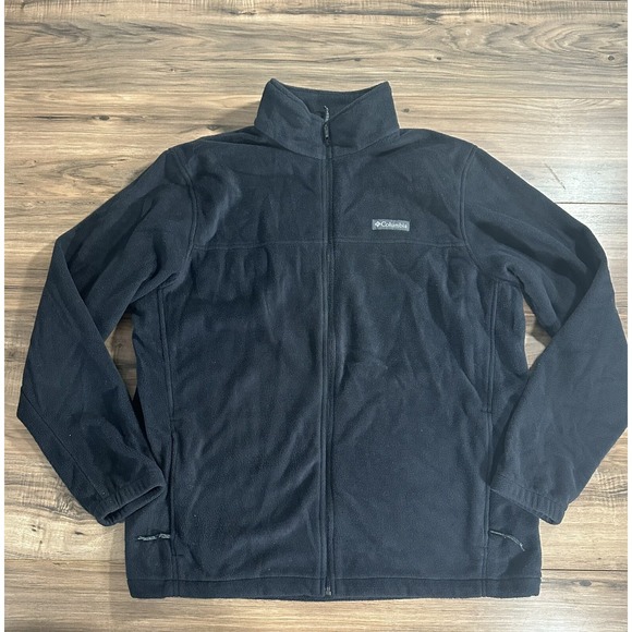 Columbia Other - Columbia‎ Men's Fleece Lined Softshell Jacket Full Zip Up Sz XLT Black